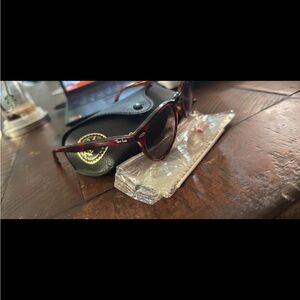 Ray-Ban Burgundy Sunglasses